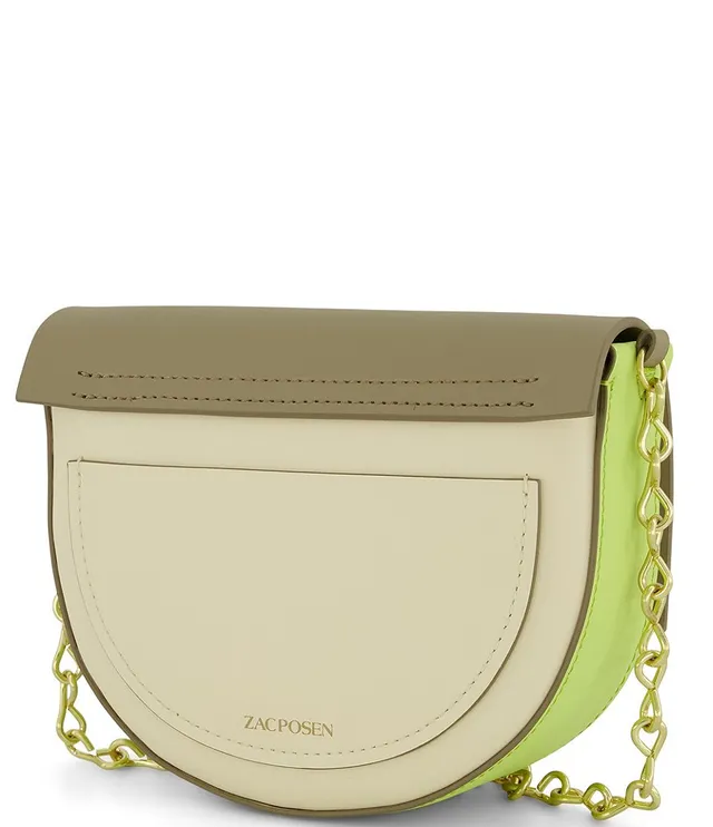 Zac Posen Belay Leather Saddle Crossbody Bag on SALE