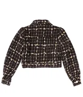 A Loves Big Girls 7-16 Metallic Crop Jacket