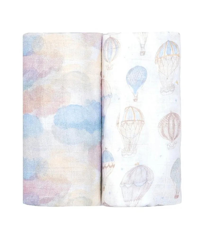 Aden + Anais Organic Muslin Squares (3 Pack) in Above The Clouds