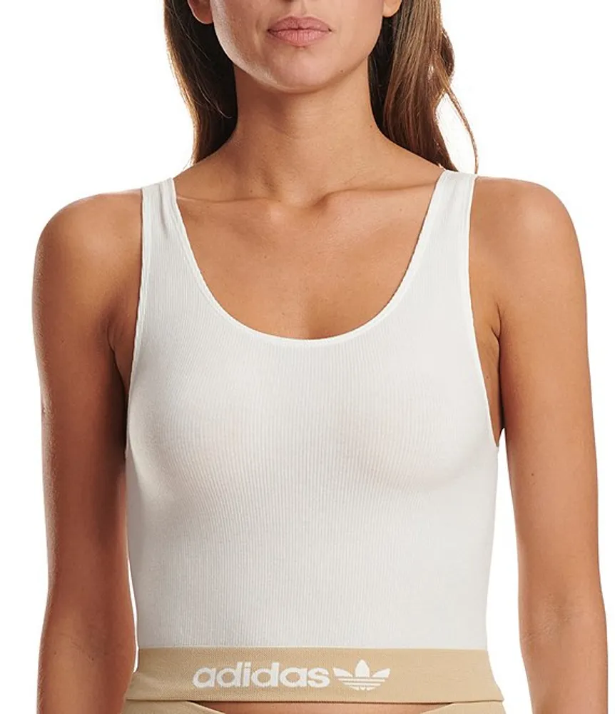 adidas Ribbed Modern Flex Brami Underwear - White | Women's Lifestyle |  adidas US