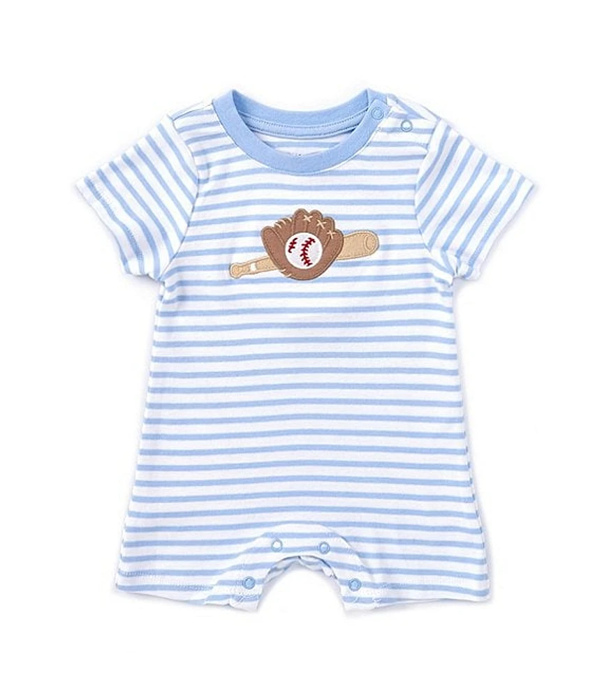 Adventurewear 360 Baby Boys 3-24 Months Short Sleeve Round Neck Baseball Romper