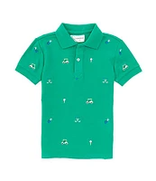 Adventurewear 360 Little Boys 2T-6 Short Sleeve Golf Schifli Polo Shirt