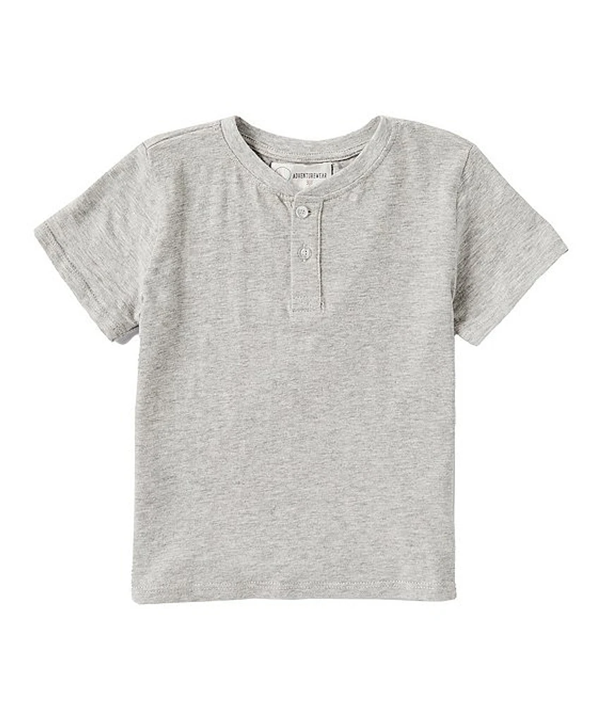 Adventurewear 360 Little Boys 2T-6 Short Sleeve Solid Henley T-Shirt