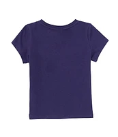 Adventurewear 360 Little Girls 2T-6X America Embroidered T-Shirt