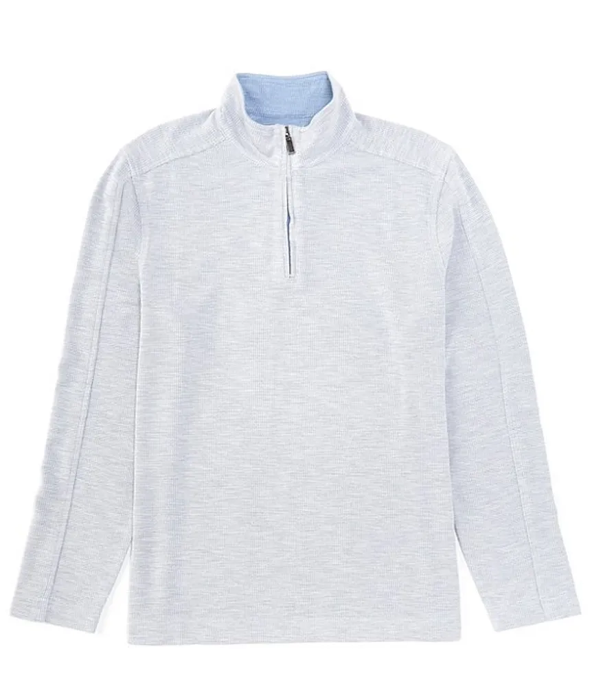 Age Of Wisdom Heather Waffle Quarter-Zip Pullover