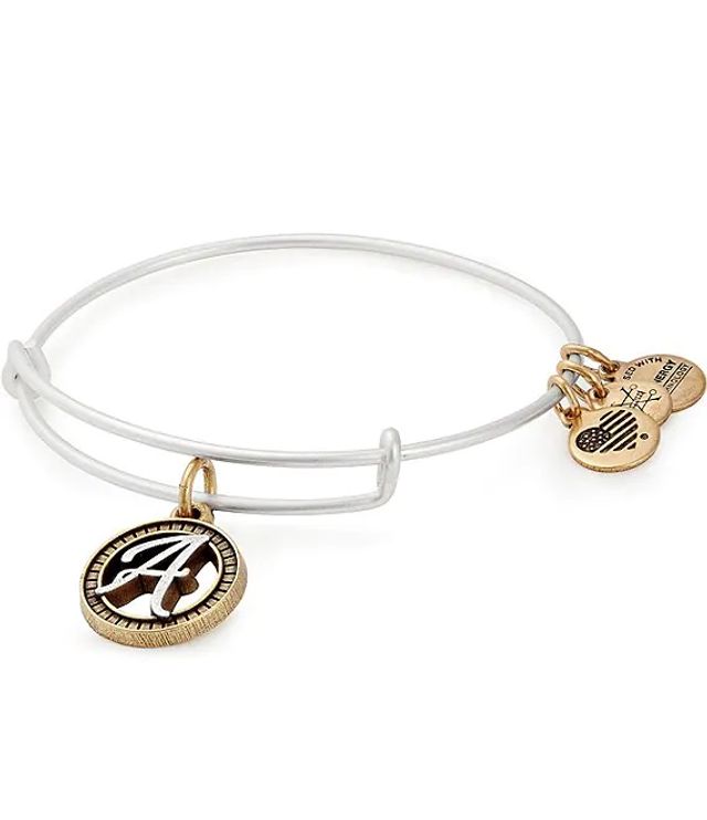 alex and ani letter a bracelet