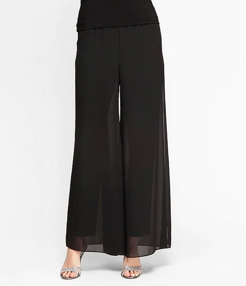 Alex Evenings Georgette Wide Leg Pants | The Shops at Willow Bend