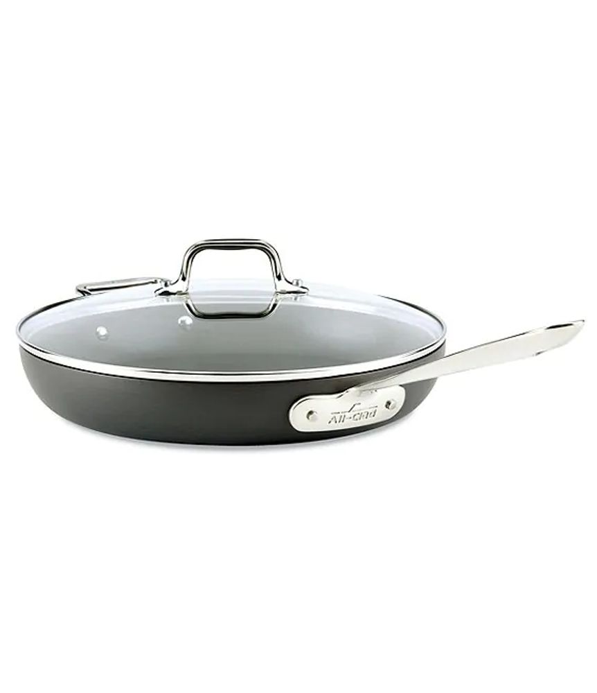 All-Clad HA1 Hard-Anodized Nonstick Fry Pan with Lid