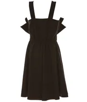 Allison & Kelly Big Girls 7-16 Sleeveless Bow-Accented Fit-And-Flare Dress