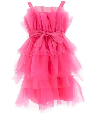 Allison & Kelly Big Girls 7-16 Sleeveless Tulle Fit-And-Flare Dress