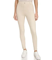 Andrew Marc Sport High Rise 7/8 Length Knit Twill Pull-On Jeggings