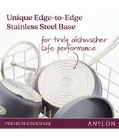 Anolon Accolade Twin Pack 8#double; & 10#double; Open Skillet