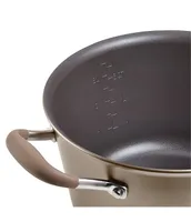 Anolon Advanced Home Hard Anodized Nonstick Bronze 4.5-Quart Covered Tapered Saucepot