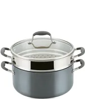 Anolon Advanced Home Hard-Anodized Nonstick Wide Stockpot with Multi-Function Insert