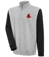 Antigua MLB American League Victory Color Block Quarter-Zip Mockneck Pullover