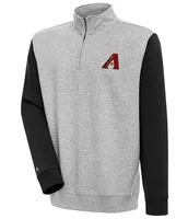 Antigua MLB National League Victory Color Block Quarter-Zip Mockneck Pullover