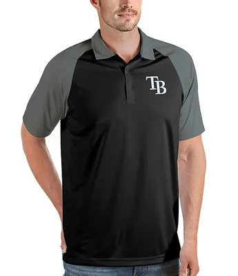Antigua MLB Tampa Bay Rays Nova Short-Sleeve Colorblock Polo Shirt