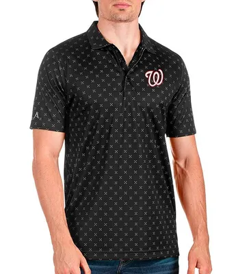 Antigua MLB Washington Nationals Spark Short-Sleeve Polo Shirt