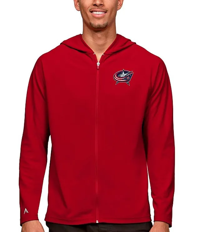 Men's Antigua Red Kansas City Chiefs Legacy Full-Zip Hoodie 