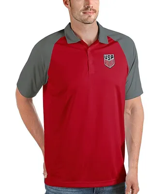 Antigua USA Soccer Nova Short-Sleeve Polo Shirt