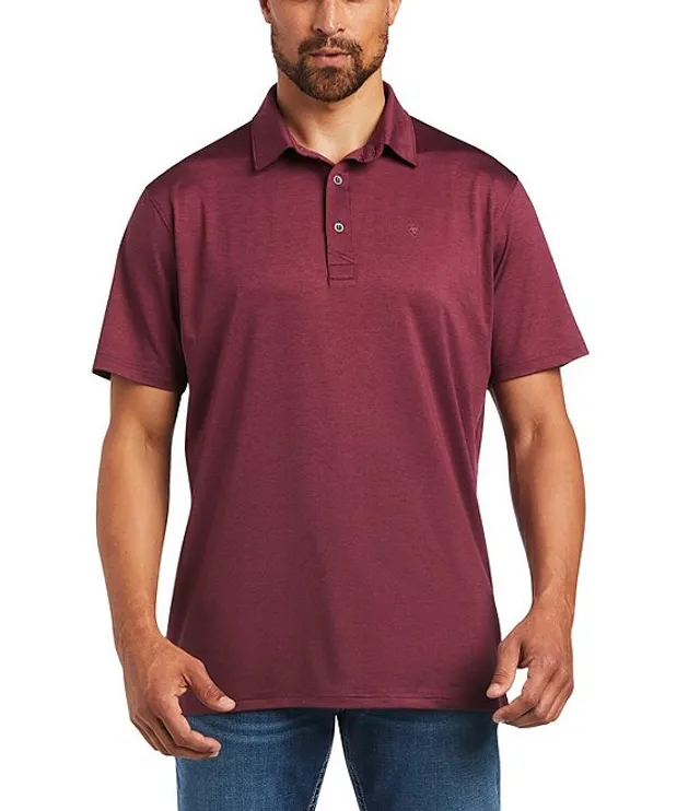 Ariat TEK™ Polo - Men's Polos in Malbec