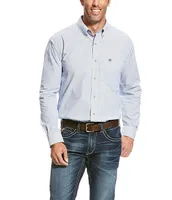 Ariat Pro Series Dayne Mini-Stripe Performance Long-Sleeve Woven Shirt