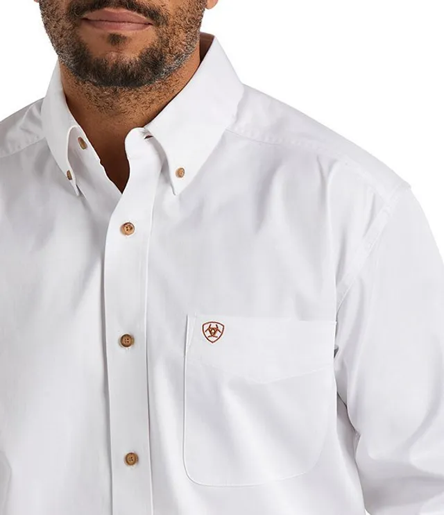 Ariat Big & Tall Twill Long-Sleeve Woven Shirt