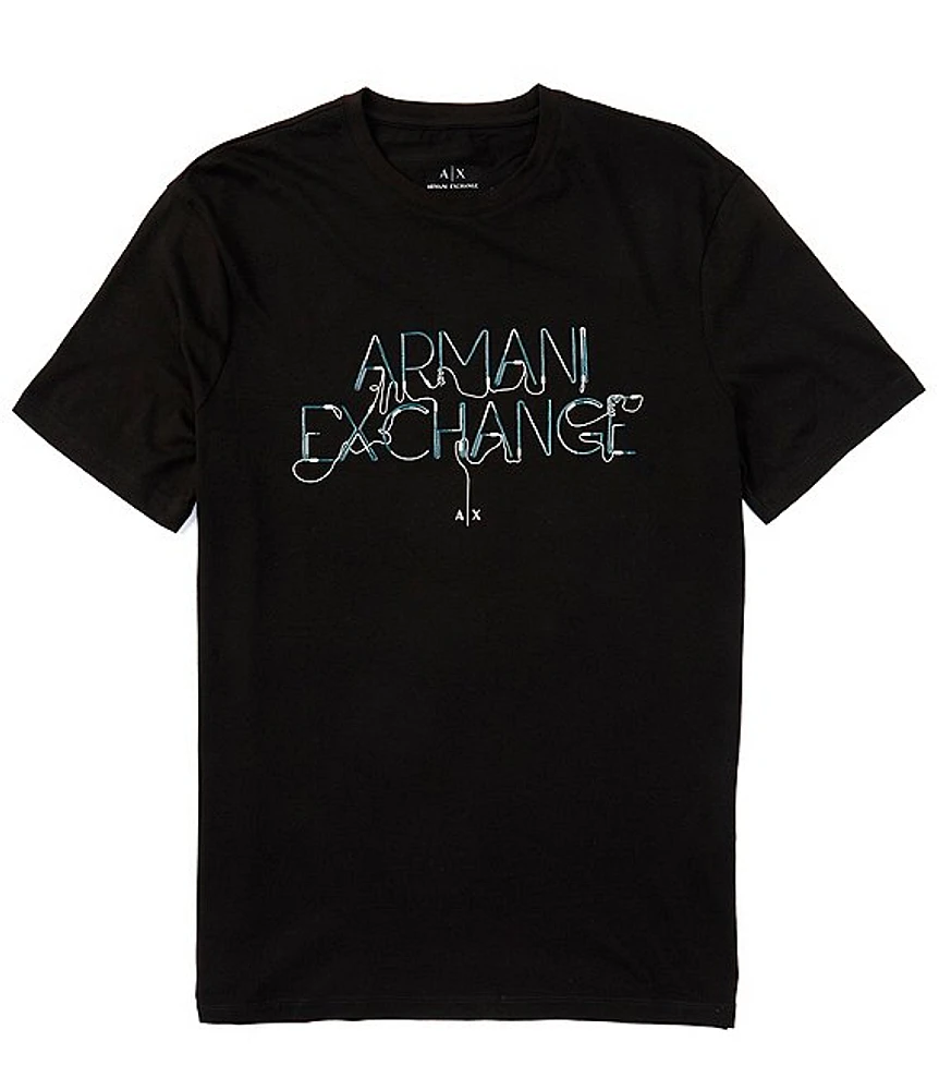 Armani Exchange Abstract Logo Short Sleeve T-Shirt