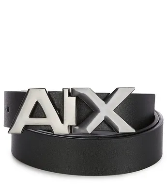 Armani Exchange AX 1#double; Reversible Leather Belt