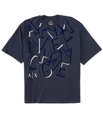 Armani Exchange Exploding Logo Short Sleeve T-Shirt