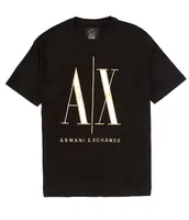 Armani Exchange Metallc Icon Logo Short Sleeve T-Shirt