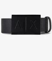 Armani Exchange Perfect Rectangular 1.4#double; Buckle Belt