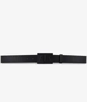 Armani Exchange Perfect Rectangular 1.4#double; Buckle Belt