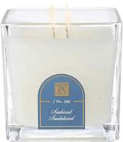 Aromatique Sunkissed Sandalwood Cube Glass Candle