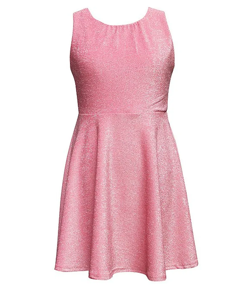 Ava & Yelly Big Girls 7-16 Sequin Skater Dress