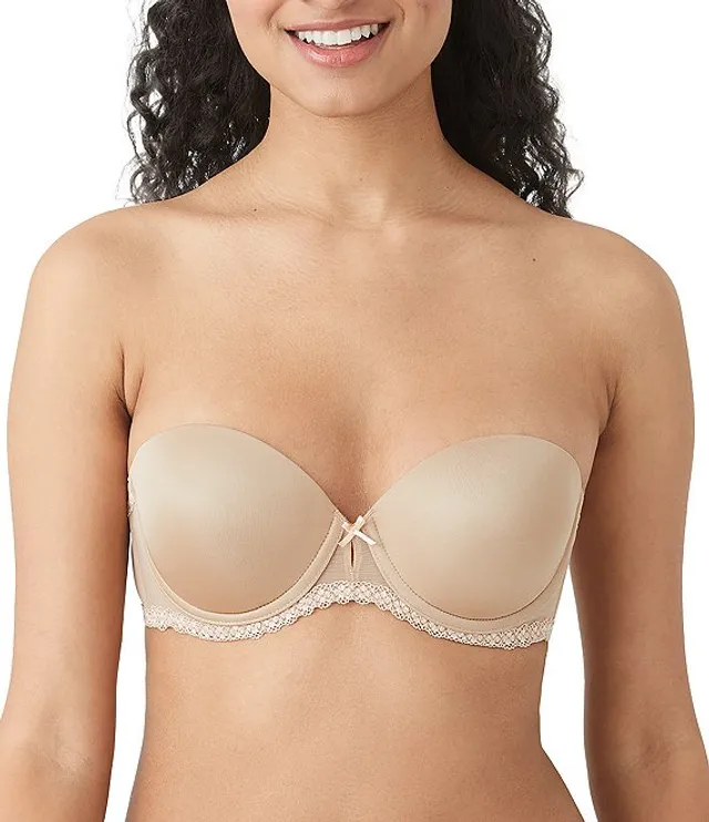 Wacoal Lace Perfection Mist Plunge Push Up Bra : : Clothing, Shoes  & Accessories