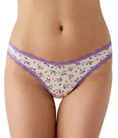 b.tempt'd by Wacoal Inspired Petals Eyelet Thong