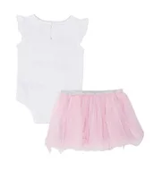 Baby Starters Girls Newborn-6 Months Little Sister Bodysuit, Tutu, & Headband Set