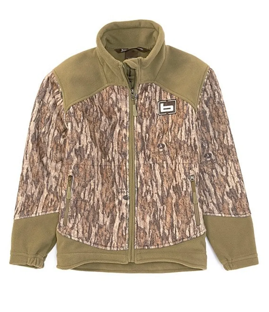 boys camo fleece jacket