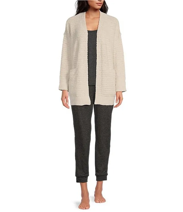 BAREFOOT DREAMS CozyChic Boucle Welt Pocket Cardi in Deep Taupe – Cayman's