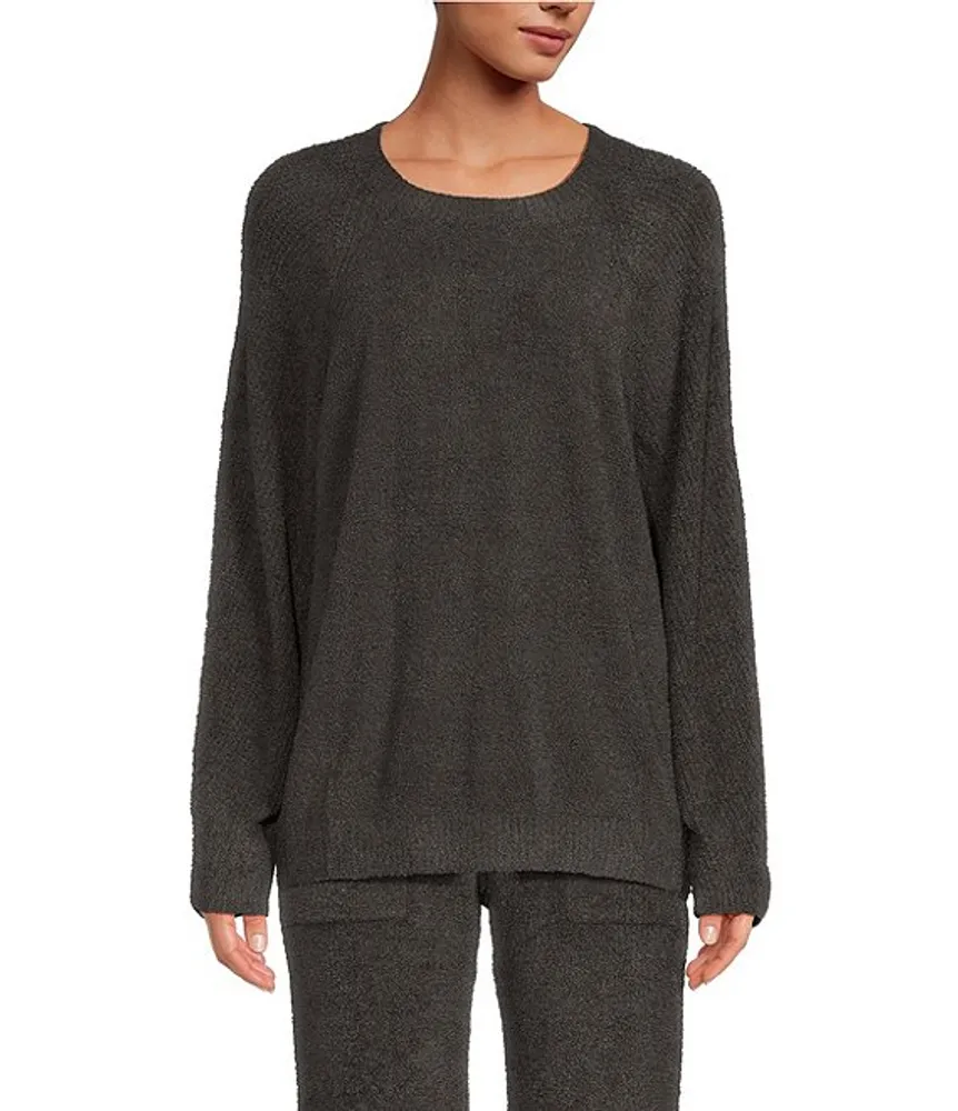 Barefoot Dreams CozyChic Lite® Dolman Sleeve Coordinating Ribbed Pullover