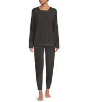 Barefoot Dreams CozyChic Lite® Dolman Sleeve Coordinating Ribbed Pullover