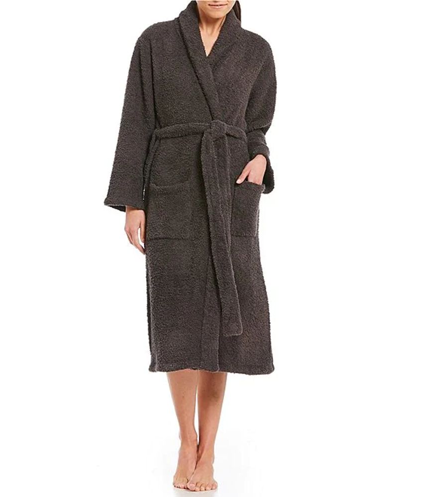 Barefoot Dreams CozyChic Ultra Lite Wrap Dress In Carbon Size Large