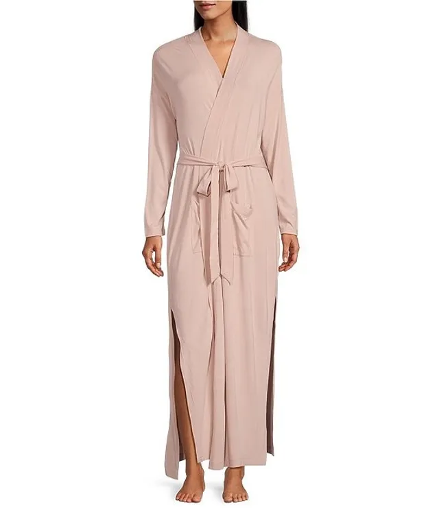 Carole Hochman Floral Cotton Jersey Long Robe