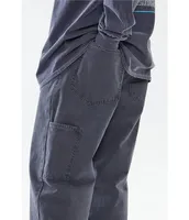 Relaxed Straight Leg Rigid Denim Carpenter Jeans