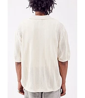 BDG Urban Outfitters Short Sleeve Knit Texture Shirt
