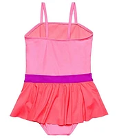 Beach Lingo Little Girls 2T-7 Rosette Skirt One Piece Swimsuit