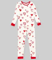 BedHead Pajamas Little/Big Girls 2T-12 Family Matching All My Love Heart Print Two-Piece Pajama Set