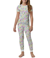 BedHead Pajamas Little/Big Girls 2T-12 Family Matching Cottage Garden Two-Piece Set