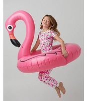 BedHead Pajamas Little/Big Girls 2T-12 Family Matching Flamingo Bay Two-Piece Set